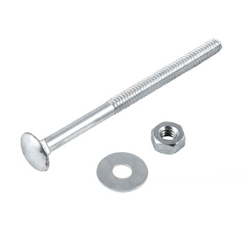 PARAFUSO FRANCÊS INOX 1/4 X 3” COM PORCA E ARRUELA-20UNID