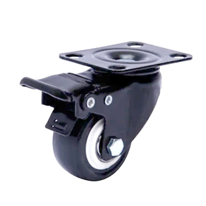 RODÍZIO 41MM GIRATÓRIO PRETO C/ FREIO - COLSON