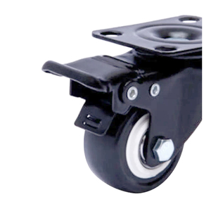 RODÍZIO 41MM GIRATÓRIO PRETO C/ FREIO - COLSON