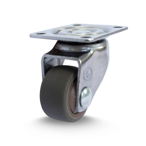 RODÍZIO GIRATÓRIO 38 MM S/FREIO MARROM - CASTERINE