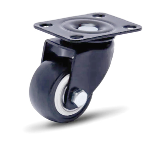 RODÍZIO PRETO 41MM GIRATÓRIO PRETO S/ FREIO - COLSON