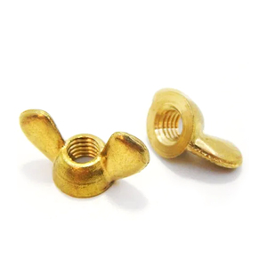 PORCA BORBOLETA 5/16 LATÃO - 5 PEÇAS