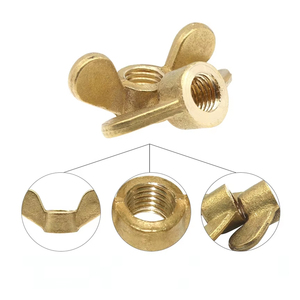 PORCA BORBOLETA 5/16 LATÃO - 50 PEÇAS