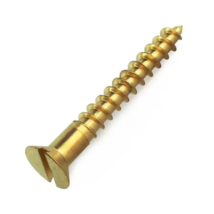 PARAFUSO FENDA LATÂO PARA MADEIRA 3,0X20MM - 150 UNID.