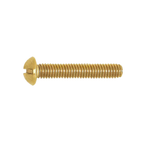 PARAFUSO LATÃO MÁQUINA REDONDA FENDA 5/16X2.1/2-100UNID.