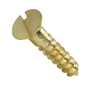 PARAFUSO LATÃO PARA MADEIRA FENDA 4,8X40-50UNID.