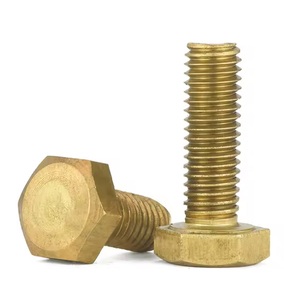 PARAFUSO SEXTAVADO LATÃO 5/16 X4-25 PÇ