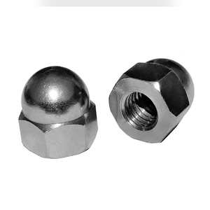 PORCA CALOTA 4MM NIQUELADO-12PÇ