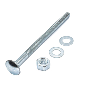 PARAFUSO FRANCES ZINCADO 5/16 X 4 COM PORCA E ARRUELA-50UNID