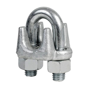 GRAMPO P/ CABO DE AÇO 3/8 (REFORÇADO)-25 UNID.