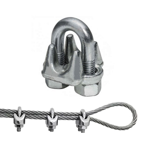 GRAMPO P/ CABO DE AÇO 3/8 (REFORÇADO)-25 UNID.