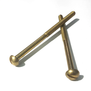 PARAFUSO LATÂO MÁQUINA REDONDA FENDA 1/4X4-12UNID.