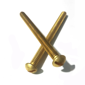 PARAFUSO LATÂO MÁQUINA REDONDA FENDA 1/4X3-12UNID.