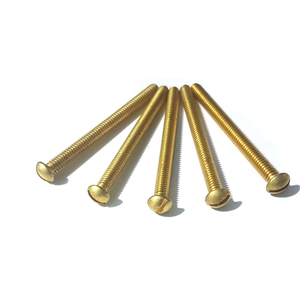 PARAFUSO LATÂO MÁQUINA REDONDA FENDA 1/4X3-12UNID.