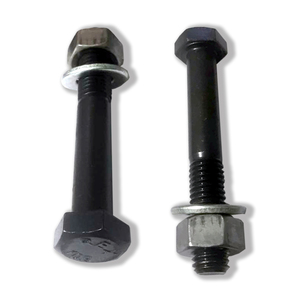 PARAFUSO SEXTAVADO AÇO 8.8 M12X80MM C/ PORCA E ARRUELA-10pç