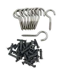 GANCHO INOX 4,9x67 MM C/ ROSCA C/ BUCHA 10-10PÇ