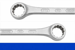 CHAVE ESTRELA  - GEDORE Nº2 - 1 1/8 X 1 1/16