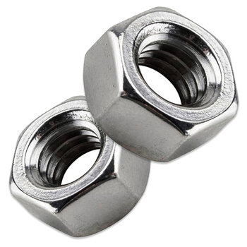 PORCA M10 ROSCA FINA (PASSO 1,00MM) CHAVE 17 ZINCADA-20 UNID.