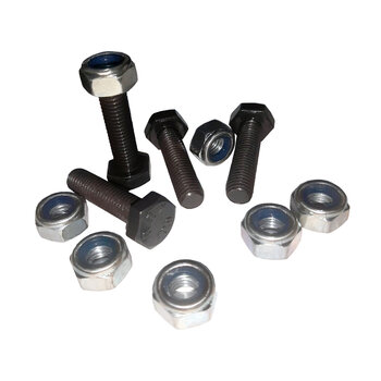 PARAFUSO SEXTAVADO AÇO M10X40 MA COM PORCA TRAVANTE - 50 UNID.